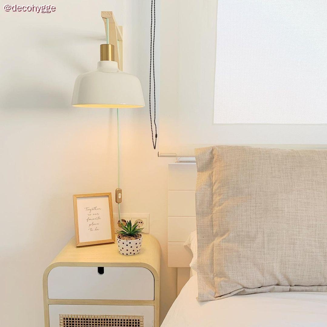 Câble électrique Rond Gaine De Tissu De Couleur Coton Tissu Uni Lait Menthe RC34 – Image 5