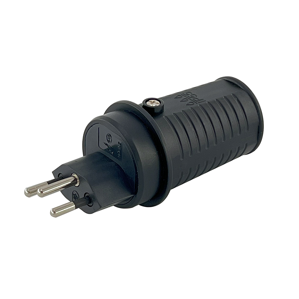 Fiche T13, IP55, noire